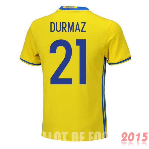 Maillot De Foot Durmaz Suède Mondial 2018 Domicile