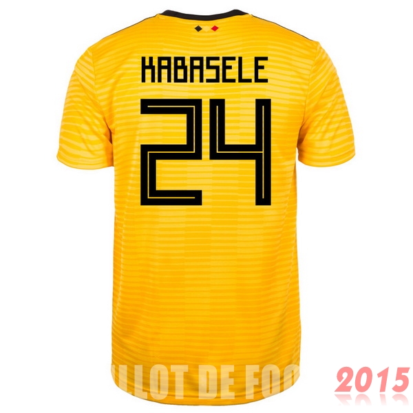 Maillot De Foot Kabasele Belgique Mondial 2018 Exterieur