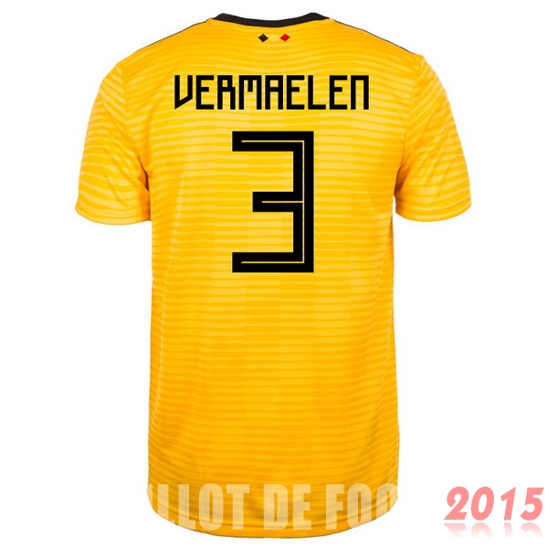 Maillot De Foot Vermaelen Belgique Mondial 2018 Exterieur