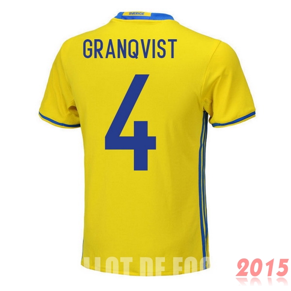 Maillot De Foot Granqvist Suède Mondial 2018 Domicile