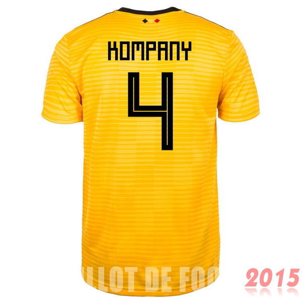 Maillot De Foot Kompany Belgique Mondial 2018 Exterieur