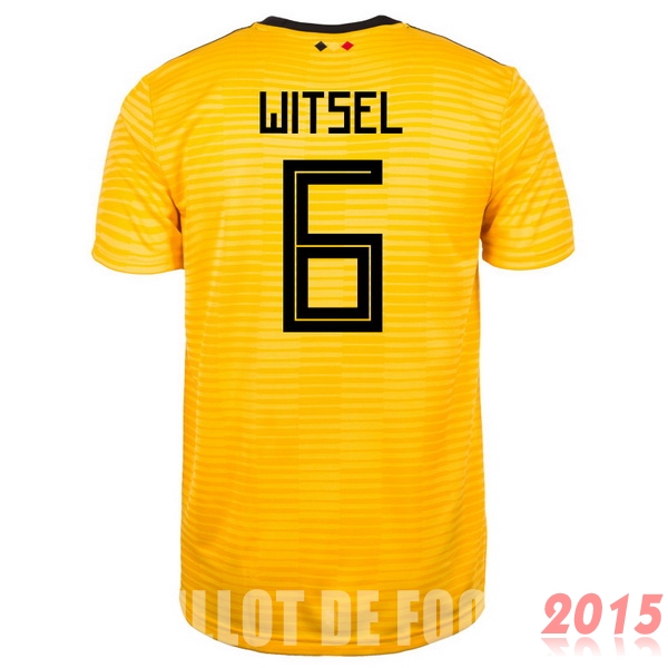 Maillot De Foot Witsel Belgique Mondial 2018 Exterieur