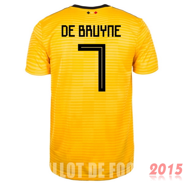 Maillot De Foot De Bruyne Belgique Mondial 2018 Exterieur