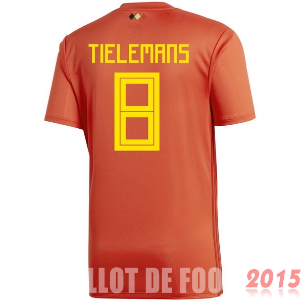 Maillot De Foot Tielemans Belgique Mondial 2018 Domicile