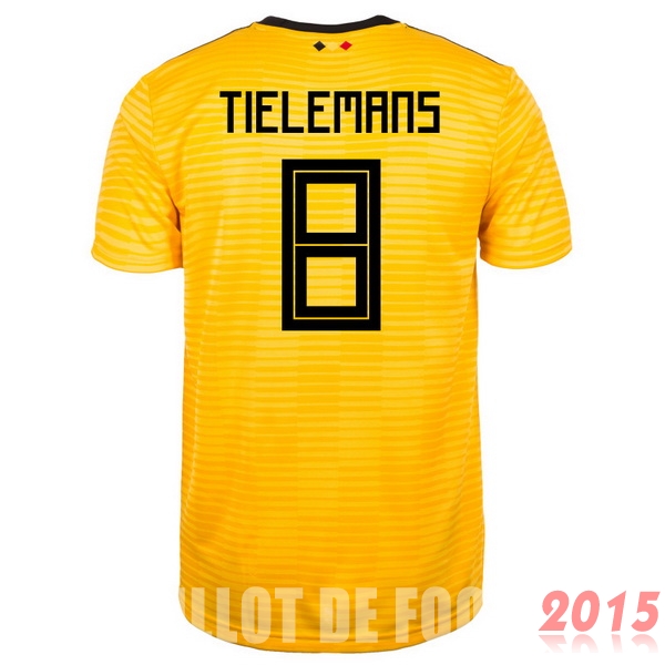 Maillot De Foot Tielemans Belgique Mondial 2018 Exterieur