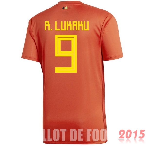 Maillot De Foot R.lukaku Belgique Mondial 2018 Domicile