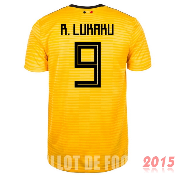 Maillot De Foot R.lukaku Belgique Mondial 2018 Exterieur