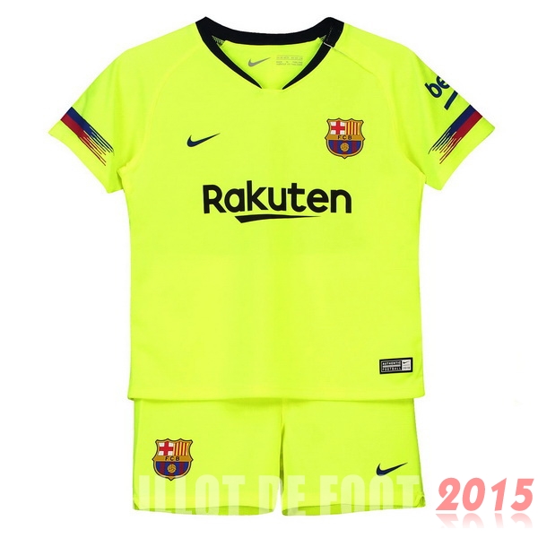 Maillot De Foot Barcelone Enfant 18/19 Exterieur Un ensemble