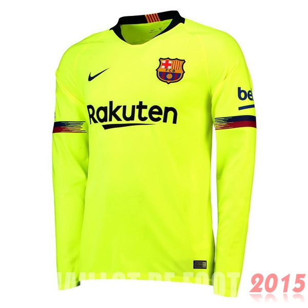 Maillot De Foot Barcelone Manches Longues 18/19 Exterieur