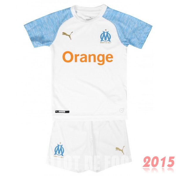 Maillot De Foot Marseille Enfant 18/19 Domicile Un ensemble