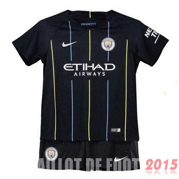 Maillot De Foot Manchester City Enfant 18/19 Exterieur Un ensemble