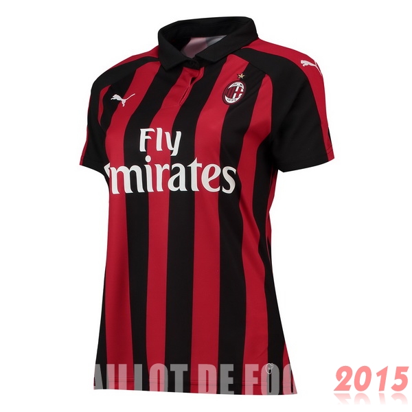 Maillot De Foot Ac Milan Femme 18/19 Domicile