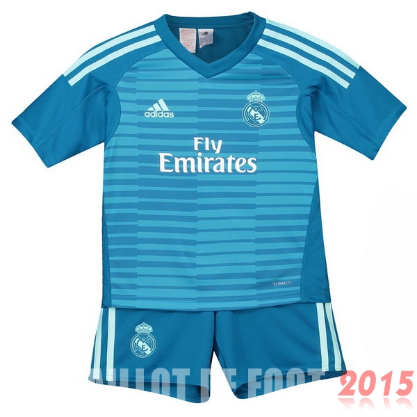 Maillot De Foot Real Madrid Gardien Enfant 18/19 Exterieur Un ensemble