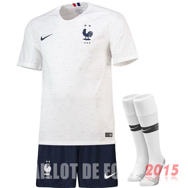 Maillot De Foot (Pantalon+Chaussettes) France Championne du Monde 2018 Exterieur