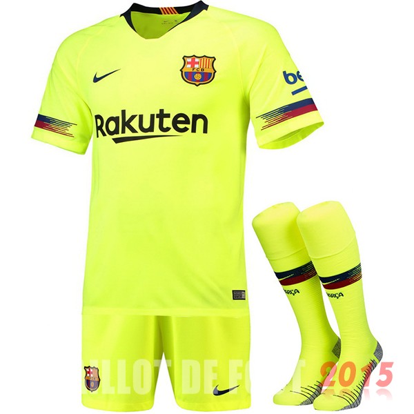 Maillot De Foot (Pantalon+Chaussettes) Barcelone 18/19 Exterieur