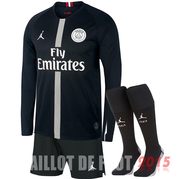 Maillot De Foot (Pantalon+Chaussettes) Paris Saint Germain Manches Longues 18/19 Third Domicile