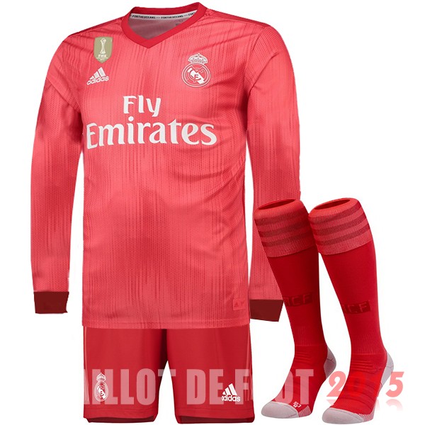 Maillot De Foot (Pantalon+Chaussettes) Real Madrid Manches Longues 18/19 Third