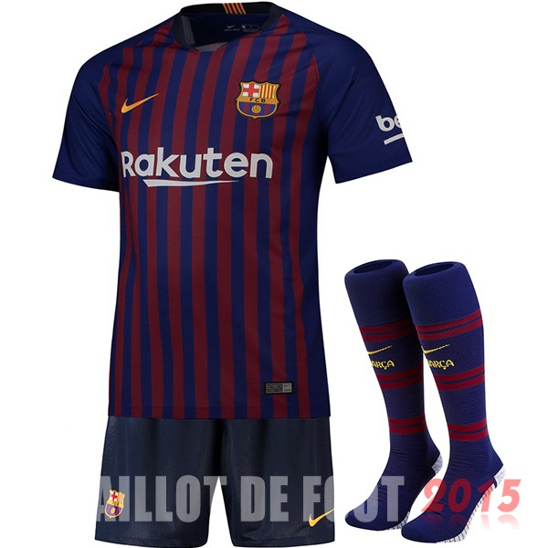 Maillot De Foot (Pantalon+Chaussettes) Barcelone 18/19 Domicile