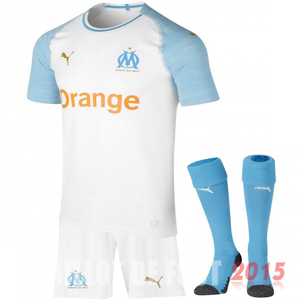 Maillot De Foot (Pantalon+Chaussettes) Marseille 18/19 Domicile