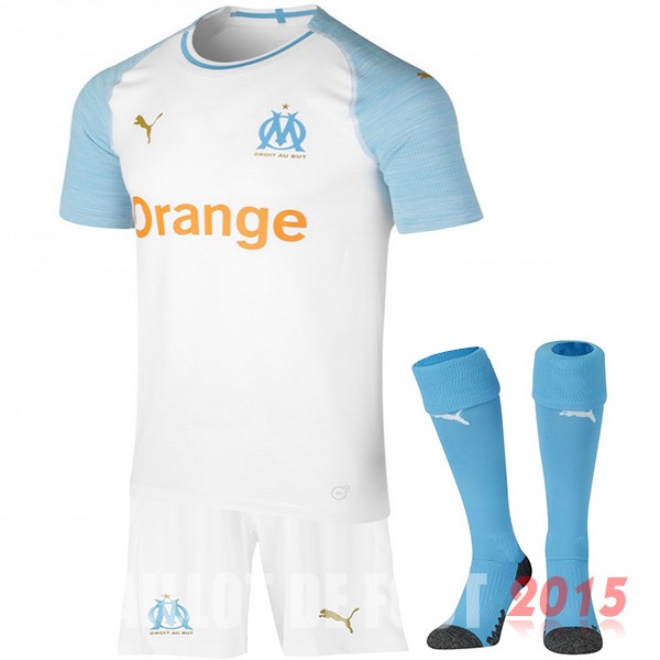 Maillot De Foot (Pantalon+Chaussettes) Marseille 18/19 Domicile