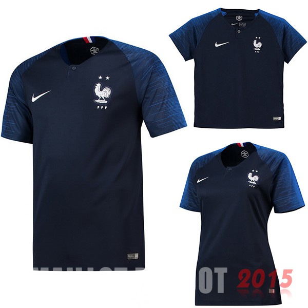 Maillot De Foot (Femme+Enfant) France Championne du Monde 2018 Domicile