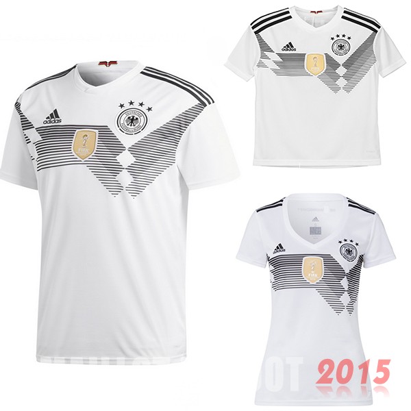 Maillot De Foot (Femme+Enfant) Allemagne Mondial 2018 Domicile