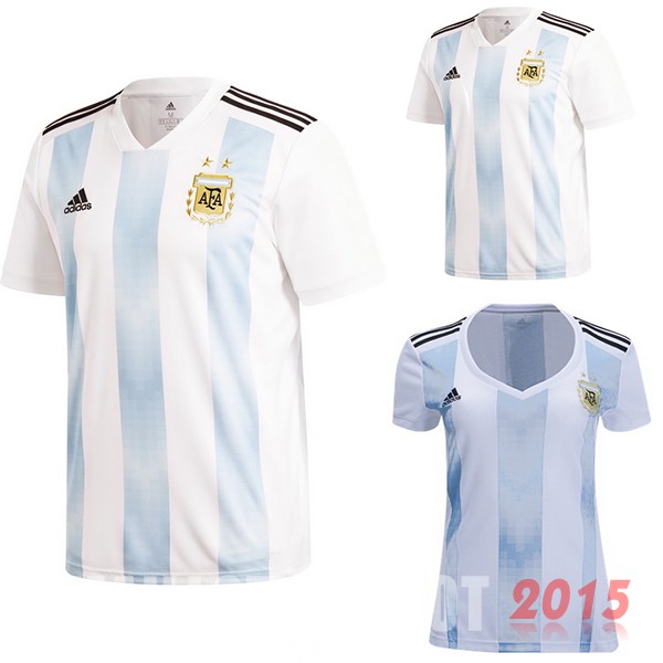 Maillot De Foot (Femme+Enfant) Argentine Mondial 2018 Domicile