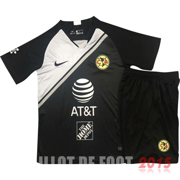 Maillot De Foot Club América Gardien Enfant 18/19 Noir Un ensemble