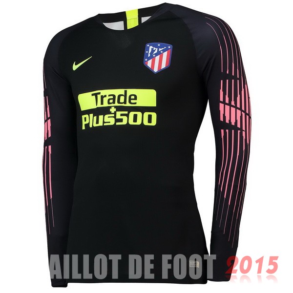 Maillot De Foot Atletico Madrid Manches Longues Gardien 18/19 Noir