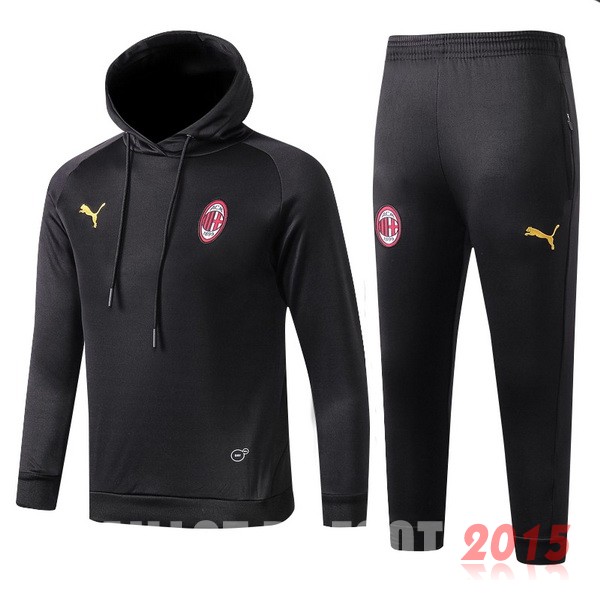 Survetement Enfant Ac Milan Noir 18/19