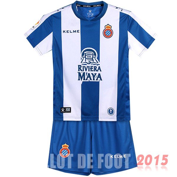 Maillot De Foot RCD Espanol Enfant 18/19 Domicile Un ensemble