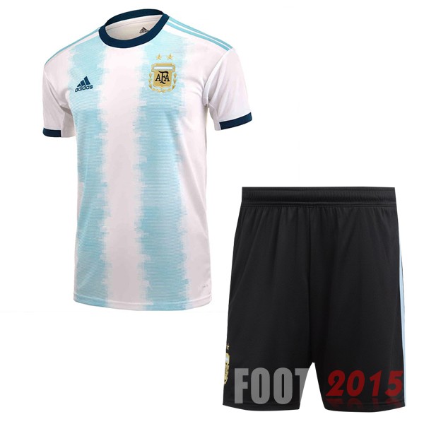 Maillot De Foot Argentine Enfant Mondiall 2019 Domicile Un ensemble