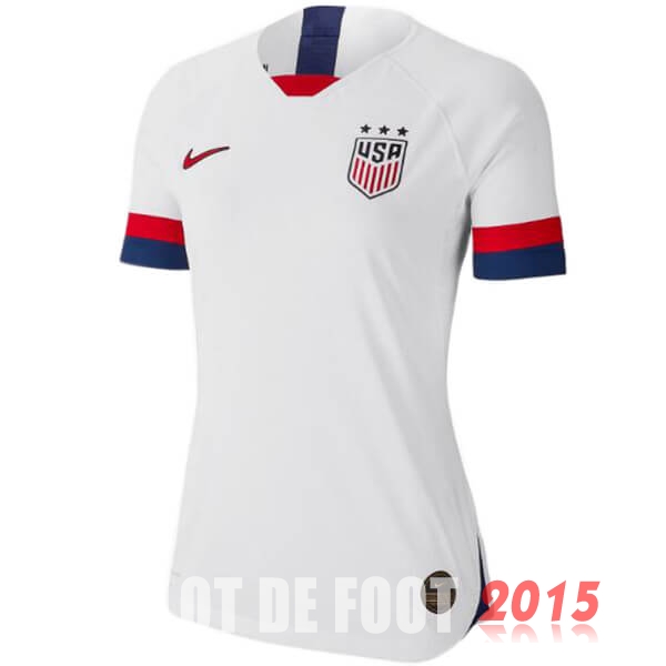 Maillot De Foot Etats Unis Femme Mondiall 2019 Domicile