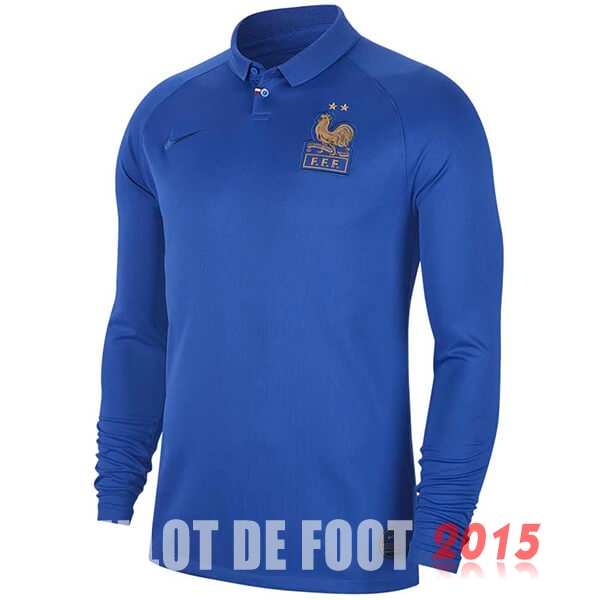 Maillot De Foot France Manches Longues 100th Bleu