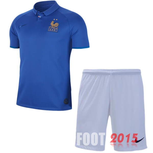 Maillot De Foot France Enfant 100th Bleu Un ensemble