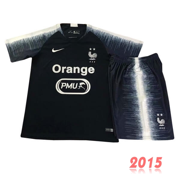 Maillot De Foot France Enfant Entrainement 2019 Bleu Un ensemble