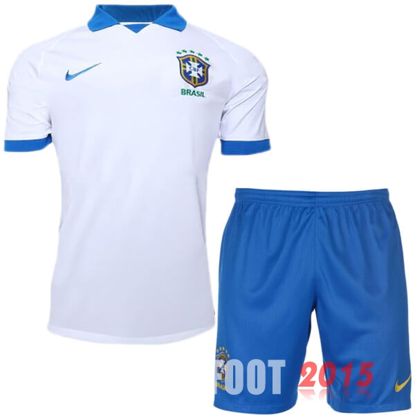 Maillot De Foot Bresil Enfant Mondiall 2019 Exterieur Un ensemble