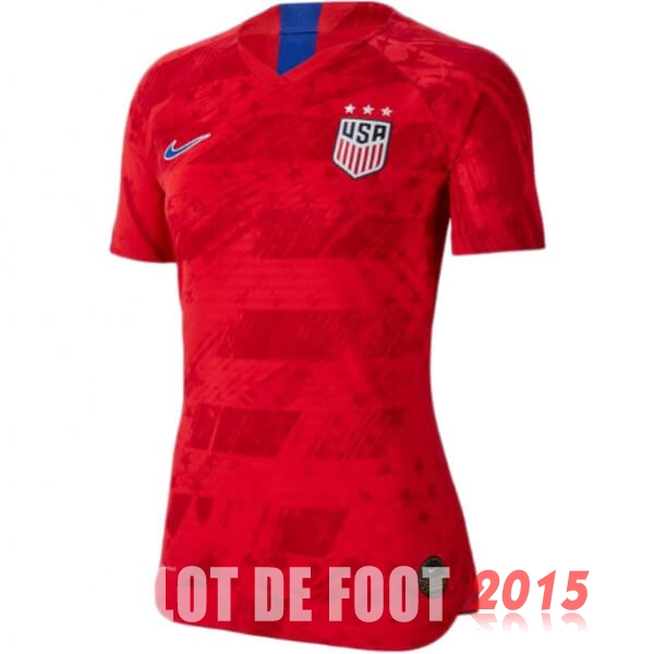 Maillot De Foot Etats Unis Femme Mondiall 2019 Exterieur