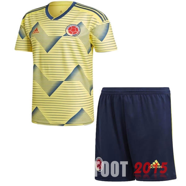 Maillot De Foot Colombie Enfant Mondiall 2019 Domicile Un ensemble