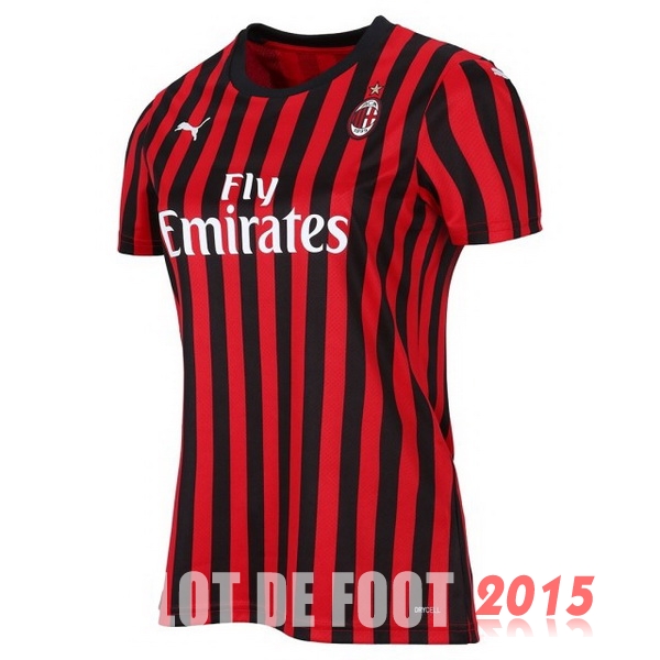 Maillot De Foot Ac Milan Femme 19/20 Domicile