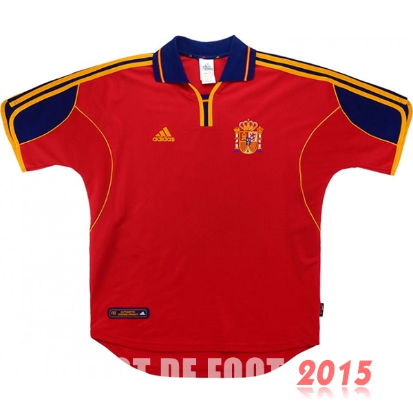 Maillot De Foot Espagne 2000 Retro Domicile