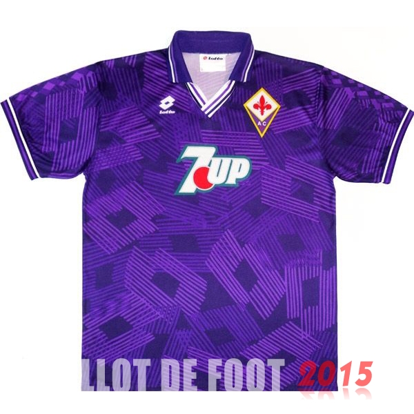 Maillot De Foot Fiorentina Retro 1992 1993 Domicile