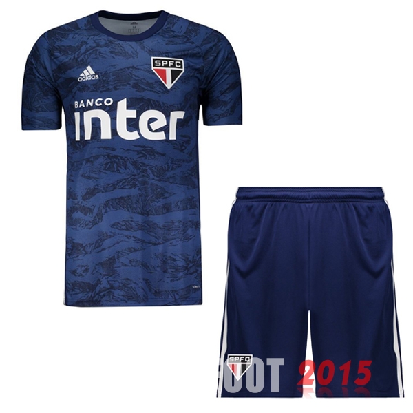 Maillot De Foot Sao Paulo Enfant 19/20 Gardien Bleu Un ensemble