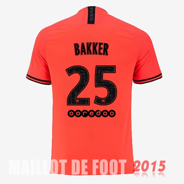 Maillot De Foot Bakker Paris Saint Germain 19/20 Exterieur