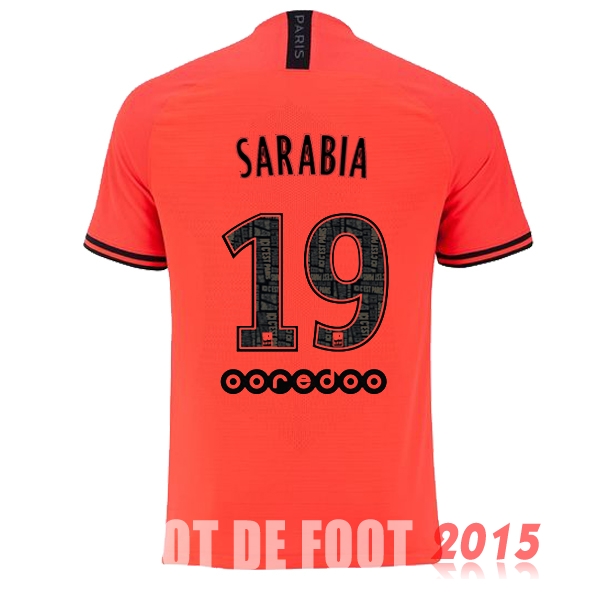 Maillot De Foot Sarabia Paris Saint Germain 19/20 Exterieur