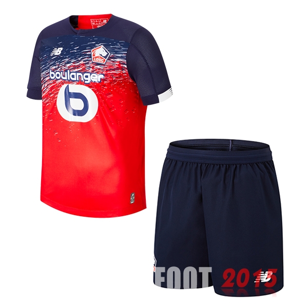 Maillot De Foot Lille OSC Enfant 19/20 Domicile Un ensemble