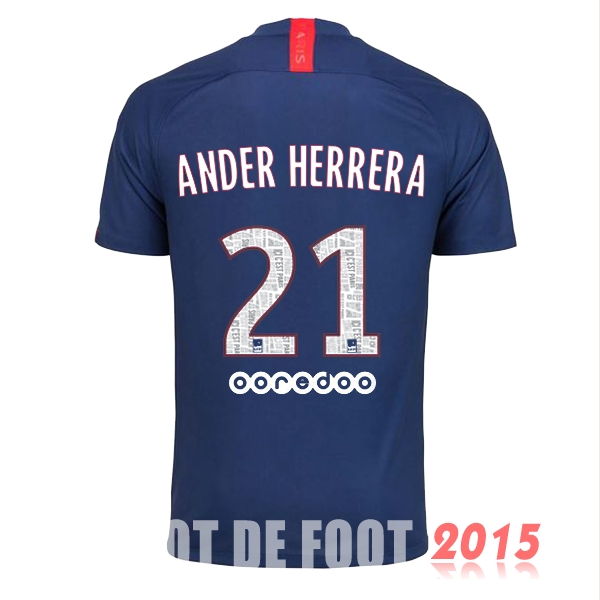 Maillot De Foot Ander Herrera Paris Saint Germain 19/20 Domicile