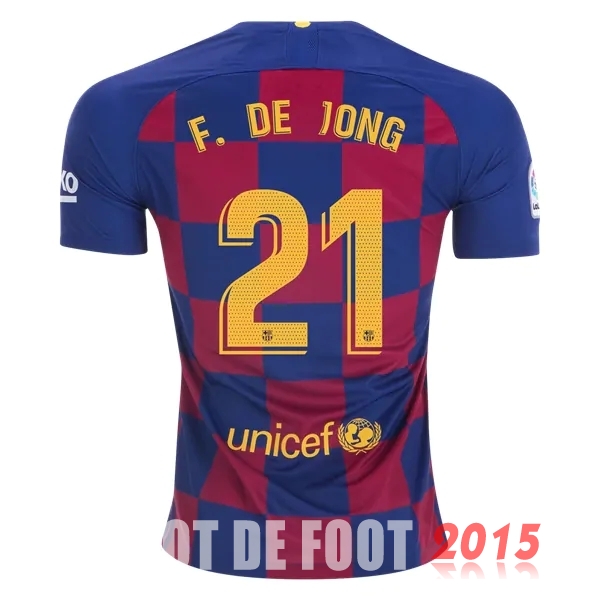 Maillot De Foot De Jong Barcelone 19/20 Domicile