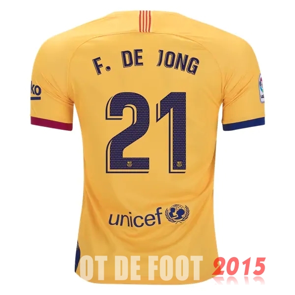 Maillot De Foot De Jong Barcelone 19/20 Exterieur