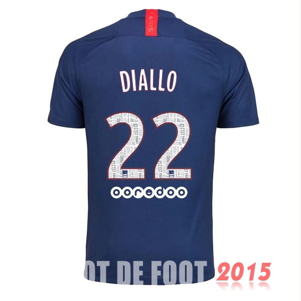 Maillot De Foot Diallo Paris Saint Germain 19/20 Domicile